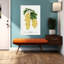 «White Grape Lithograph Abstract Retro Vintage Flower Landscape», art mural-1703337597
