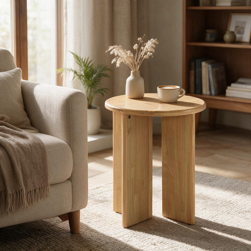 Barleston Top End Table, Natural