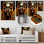 Décoration murale Harlym, portrait d'une femme africaine glamour en métal-87836819
