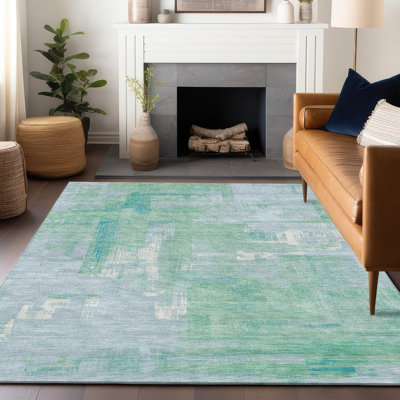 Tapis intérieur / extérieur bleu Roselle - LOOMlan