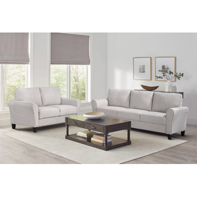 Emilio 2-Piece Upholstered Living Room Set