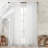 Cotton Linen Blended Light Filtering Curtain,Back Tab Hooks  Drapes (Set of 2,With Hooks)-49156120-23968624