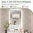 Soft Rounded Frameless Backlit LED Bathroom Vanity Mirror, Dimmable, Anti-Fog, 3 Color Temperatures, Tempered Glass, UL/ETL Certified-629434344
