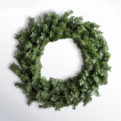 Artificial Canadian Pine Wreath Unlit