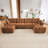 Modular Chenille Sofa-1029829023