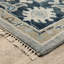 Tapis traditionnel gris / bleu Gowen-1532783138