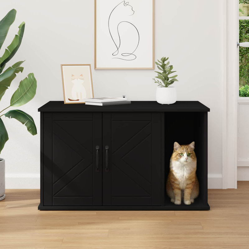 50.5cm H Cat Tree, Black