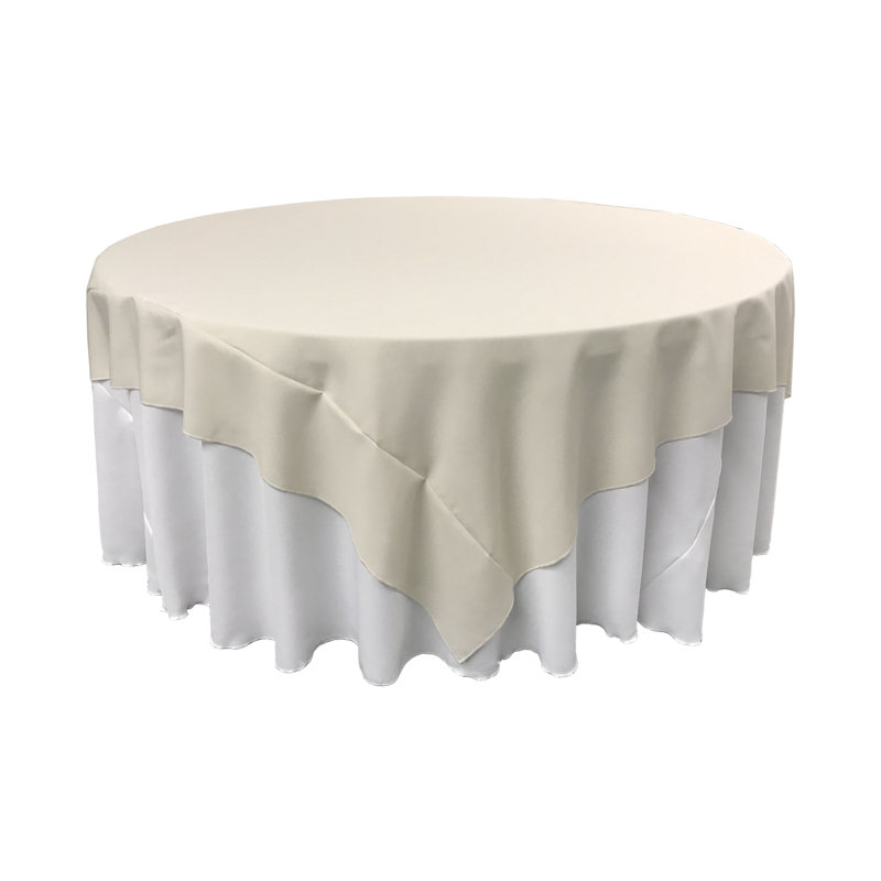 Nappe de couleur unie carrée - Basics by Wayfair ™, Ivoire, Carré 90 po