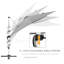 Areia 296cm Cantilever Parasol