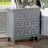 3 Drawer Nightstand with sturdy legs-2061418470