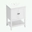 Meuble-lavabo moderne avec tablette ouverte