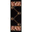 Tapis d'escalier bleu marine / brun / vert / crème Aadhan-1634224527-1673625117