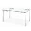 Glass Top Metal Base Dining Table-1596030285-1596030284