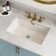 23.6" X 15.5" Rectangular Vitreous China Undermount Bathroom Sink with Overflow Hole,Modern Square Vessel Sinks