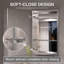 Keen Armoire à pharmacie rectangulaire en aluminium encastré ou à fixation en surface avec miroir argenté l 15 po x H 24 po Keen-2046404422-2046404442