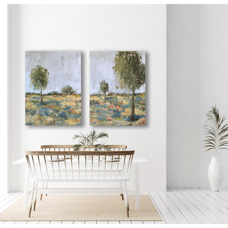 Spring Day Set by John Beard - Artist Enhanced Canvas Print, 20" W x 24" H x 1.5" D, Unframed