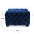 Modern In Navy Blue Velvet Featuring Button Tufting With Sophisticated