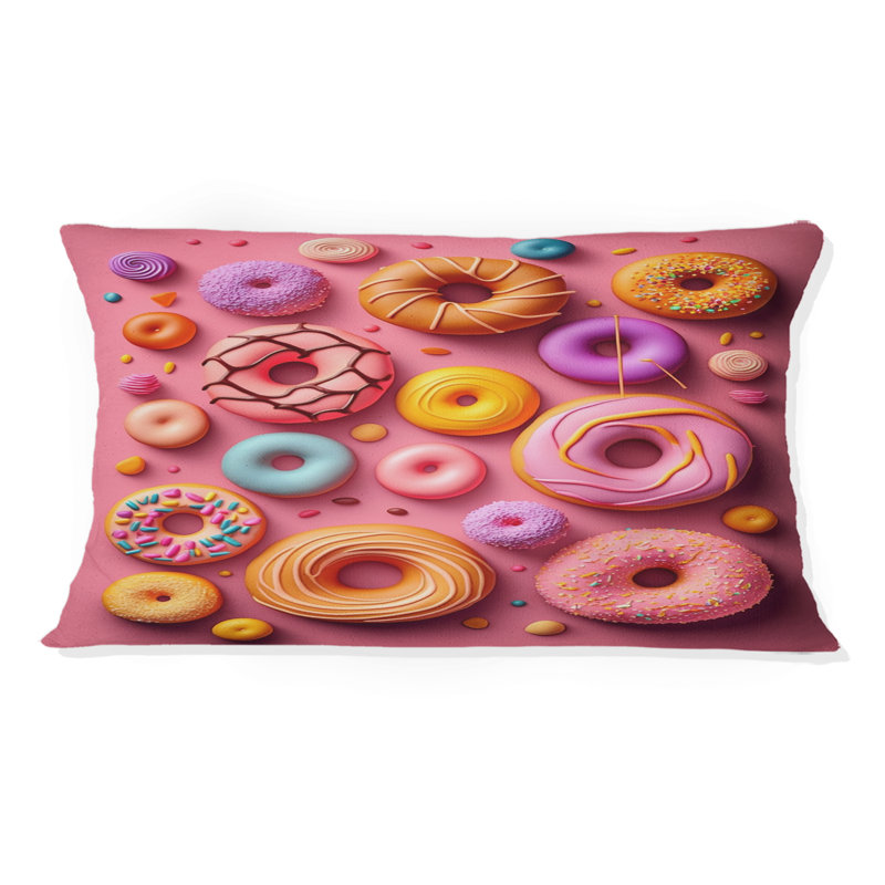 Coussin coloré Colorful Donuts Flatley I - Food Donuts
