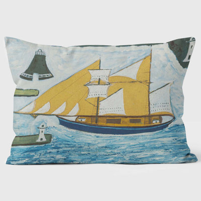 Blue Ship - Tate - Alfred Wallis Cushion
