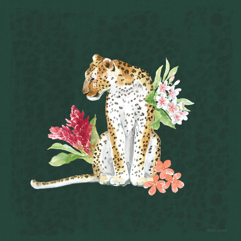 «From the Jungle VII» sur toile par Beth Grove, H 20 po x l 20 po x P 1,25 po