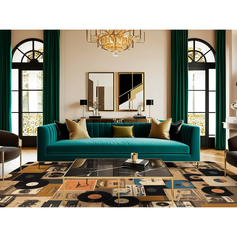  Tapis esthétique lavable, Rond 3 pi