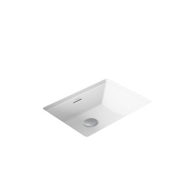 Brazn Rectangle Undermount Bathroom Sink