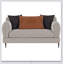 Causeuse rembourrée Repley Latte Chenille
