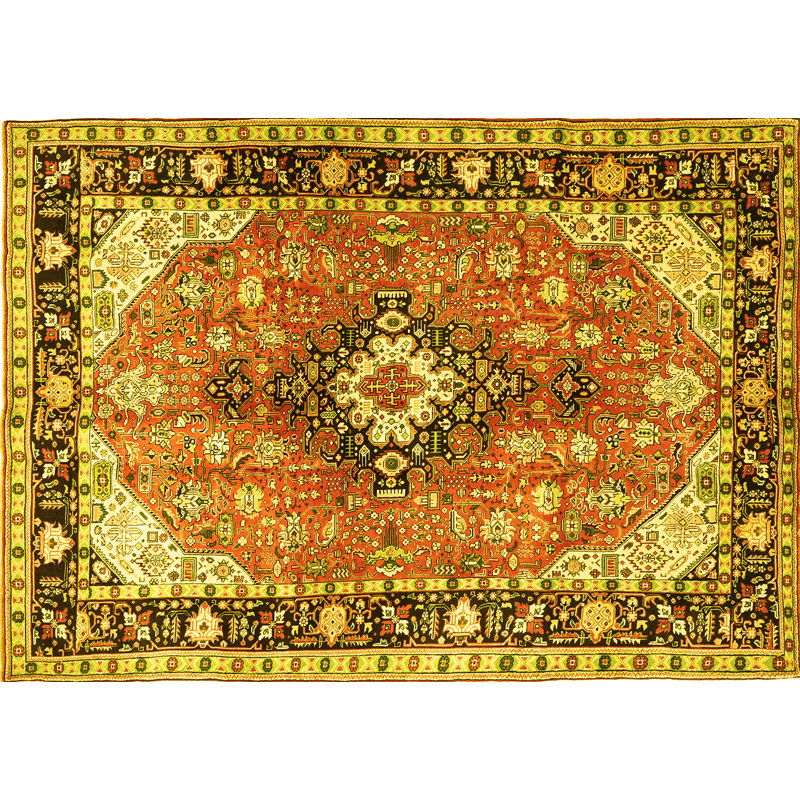 Washable Oriental Indoor Rug, Rectangle 7' x 9'