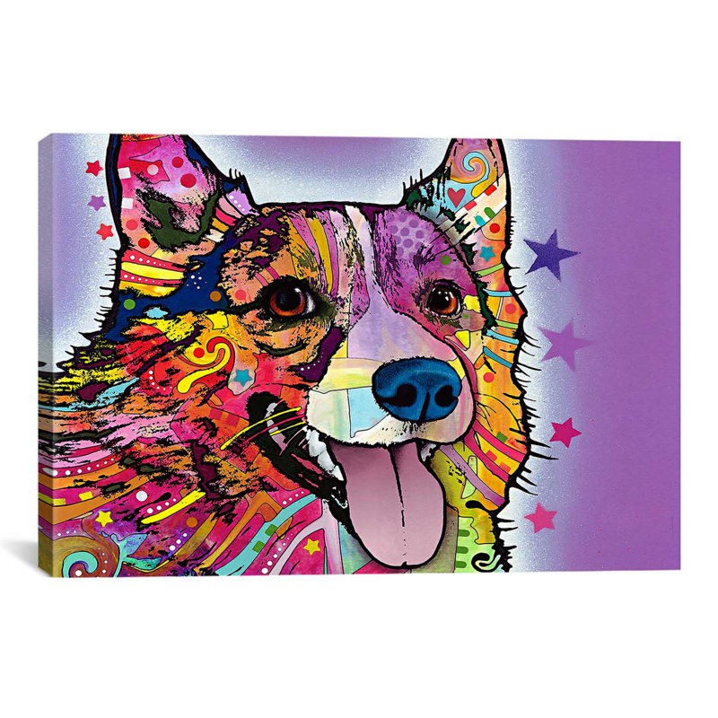 " Corgi ", 40" H x 60" W x 1.5" D