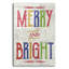  'Merry & Bright' by Erin Clark Acrylic Glass Wall Art, 12" x 16"-1426389135