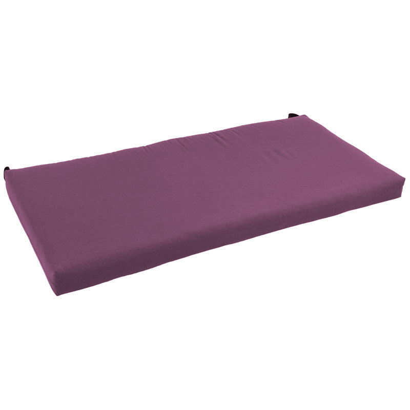 Outdoor 3'' Seat Cushion, Grape, 45" W x 19" D