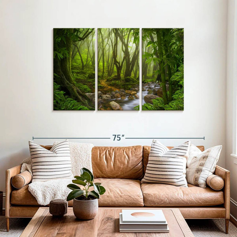 Alvord Mystic Tropical Forest, 36" H x 57" W