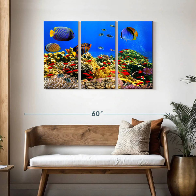 Brampt Underwater Life, 28" H x 45" W