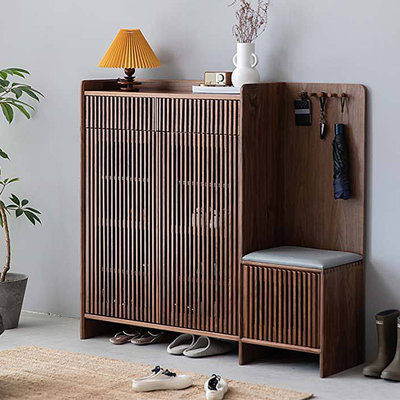Modern minimalist entrance shoe cabinet