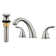 Widespread Faucet 2-handle Bathroom Faucet with Drain 1.2 GPM