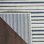Tapis rayé bleu / blanc Steelman-2042294971