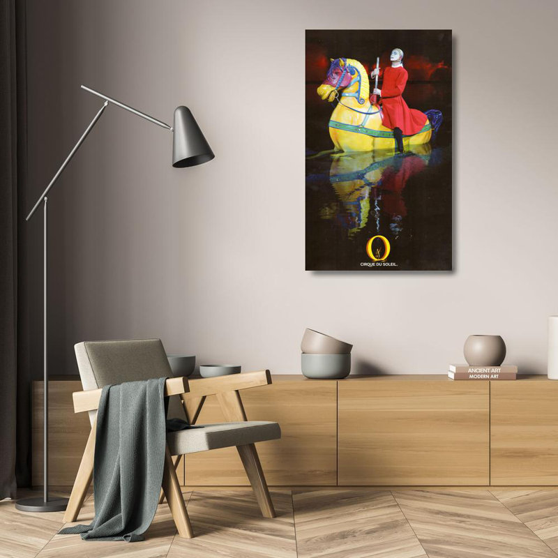 Cirque du Soleil - «O», c.1998 (cheval et comète), H 24 po x l 15 po