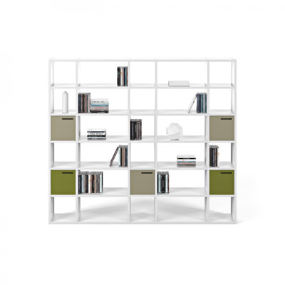 Araeya Wide Geometric Bookcase