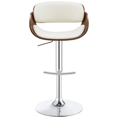 Le tabouret de bar ajustable inspiré du milieu du siècle offre un siège confortable pour la salle à manger - inspiré et s'adapte parfaitement aux espaces de divertissement à domicile