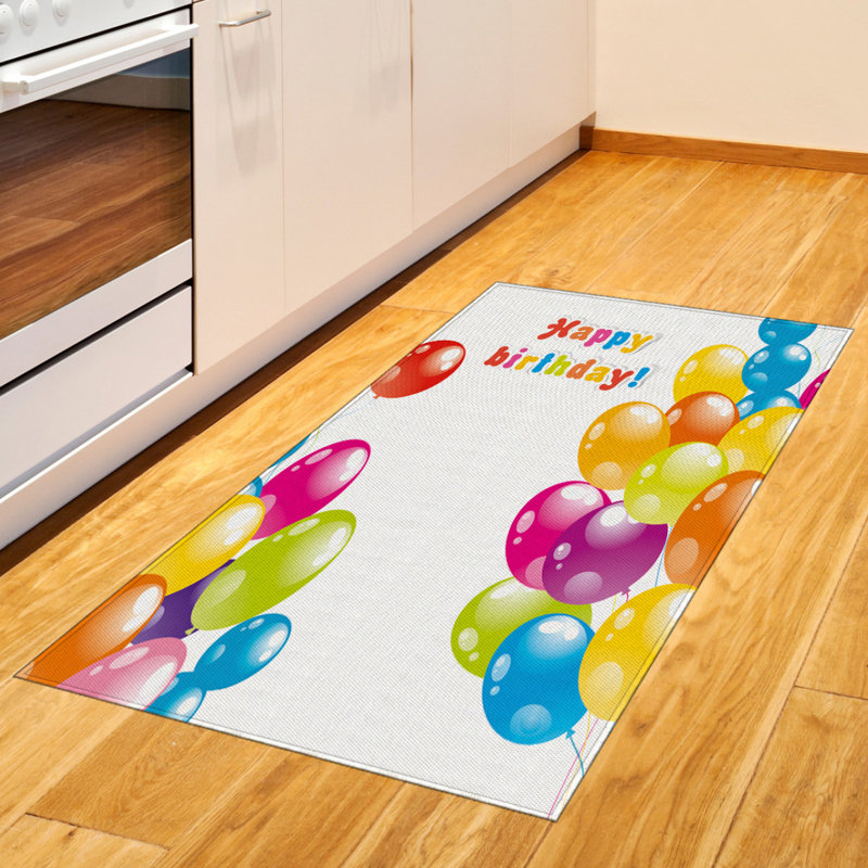 Colorful High Density Long Fiber Poly Threads Decorative Area Rug Carpet, Rectangle 2'7" x 5'