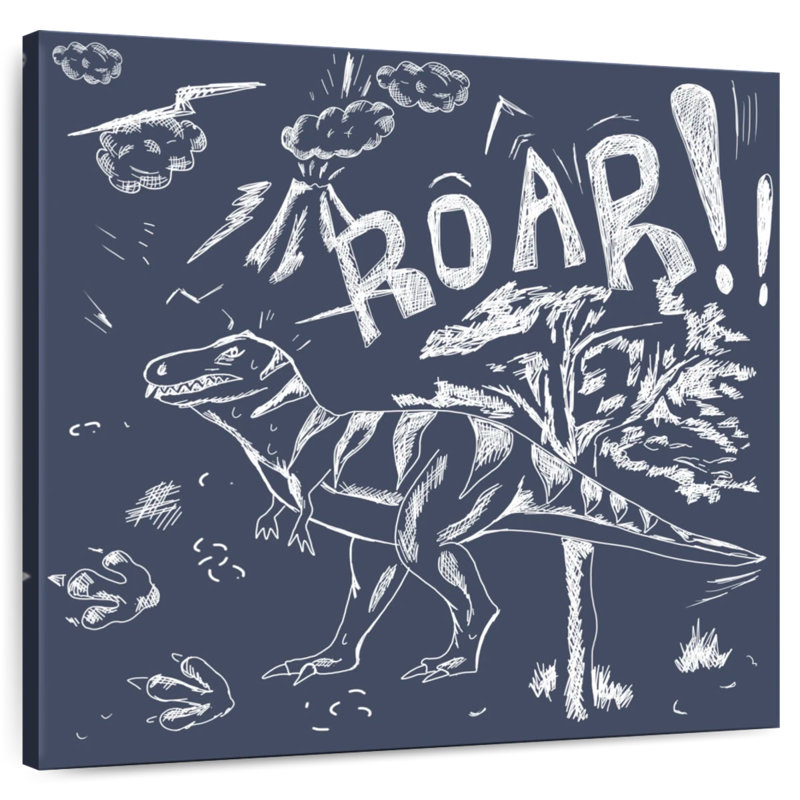 Brampt Sketchy Roar, 10" H x 10" W
