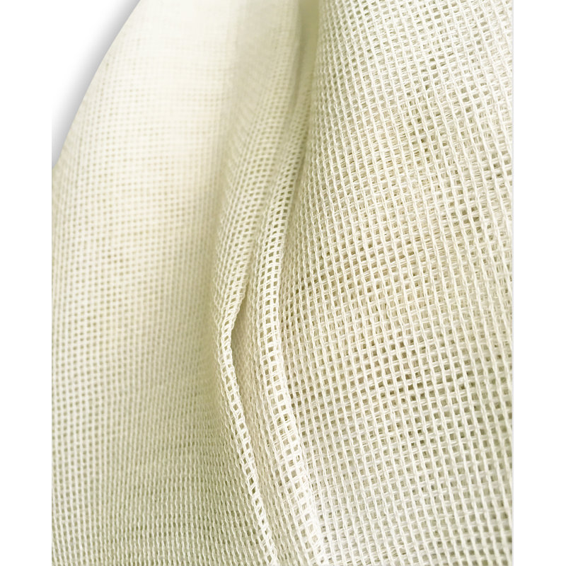Patricia Semi Sheer Curtain Pair, 26" W x 63" L, Ivory