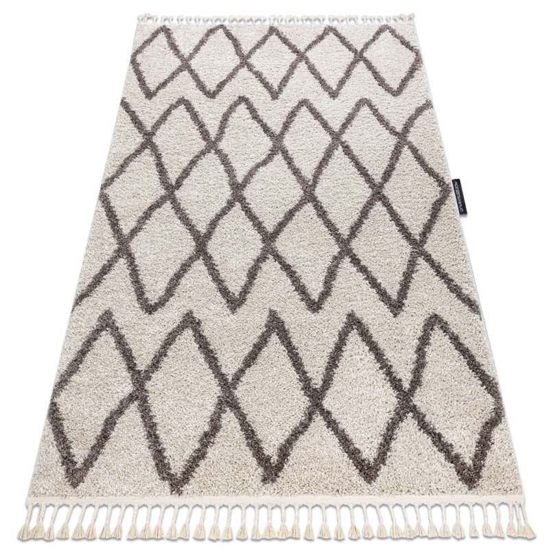 Berber Geometric Area Rug, Rectangle 160 x 220cm