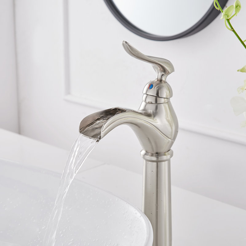 Single-handle Bathroom Faucet, Brushed Nickel