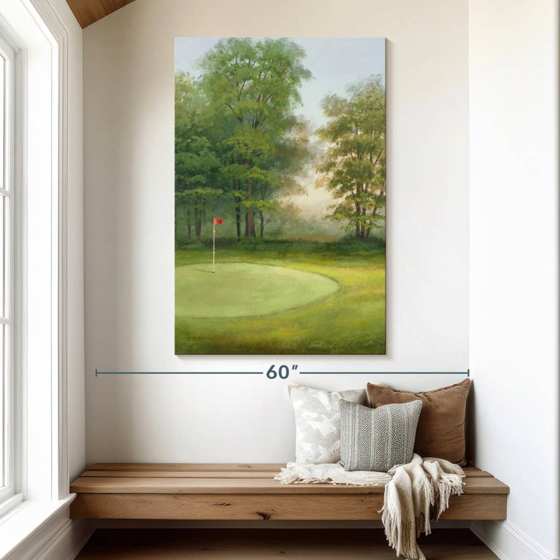 Senne Amacoy Green I, 51" H x 34" W