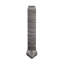Strands 6" x 1" Porcelain Bullnose Tile Trim in Twilight