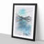 Bachalpsee Lake in Switzerland in Abstract - Picture Frame Graphic Art Print-55683209-55683208