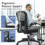 Ergonomic office chairs and computer chairs with adjustable lumbar support, 360° rotatable bases, thickened seat cushions and adjustable armrests, suitable for both and office use-2002742711
