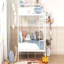 Lit superposé double au-dessus de double, blanc-1733413563