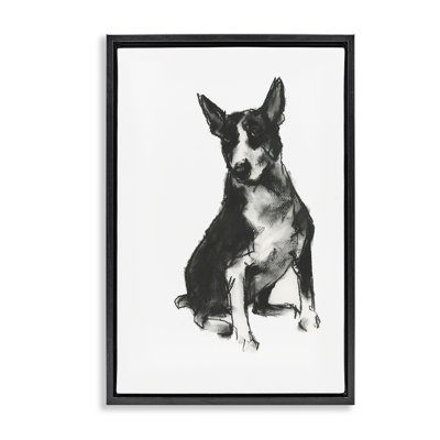 Dessin de chien gris anthracite par Cartissi